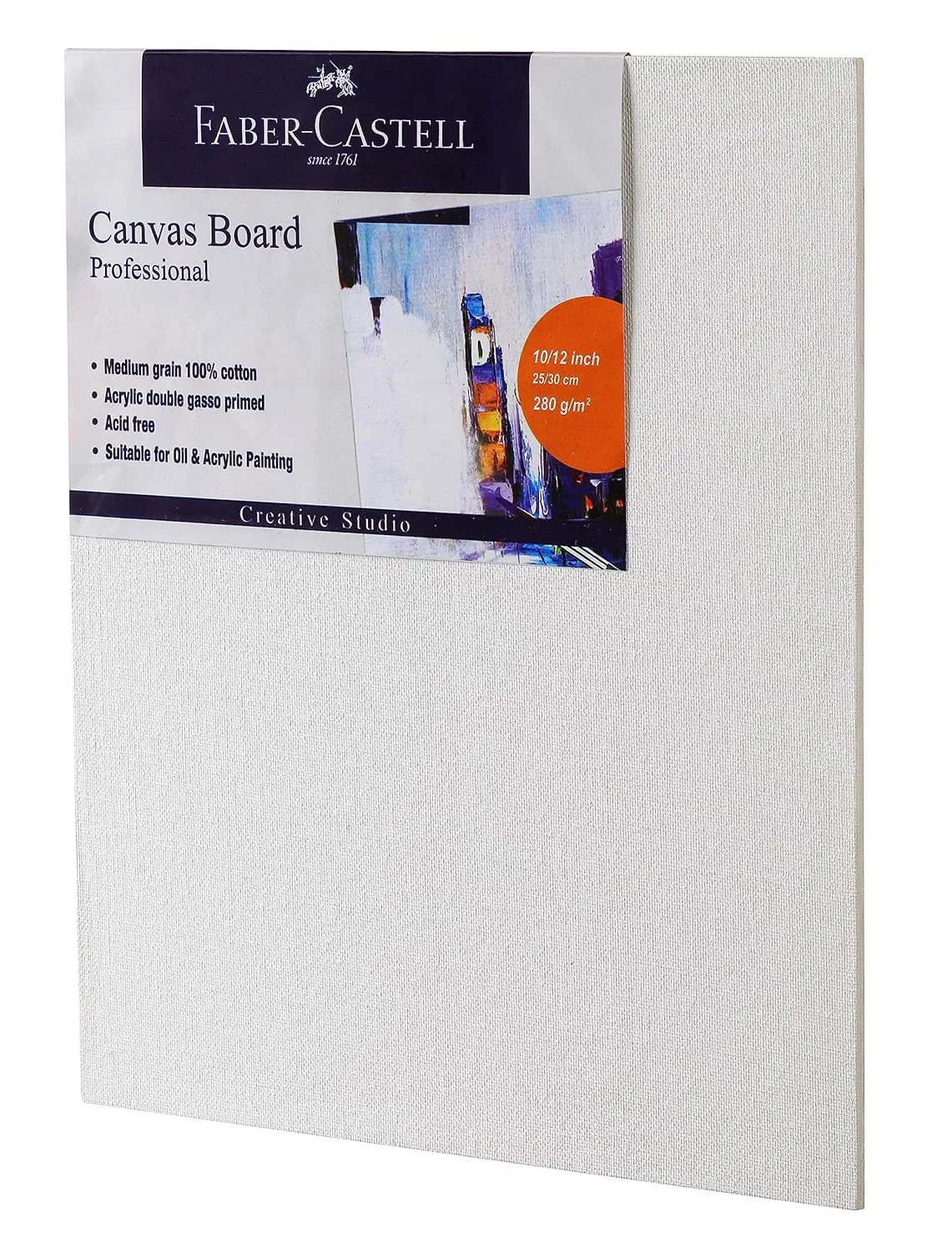 Faber-Castell Art Canvas Board - 20 Cm X 30 Cm
